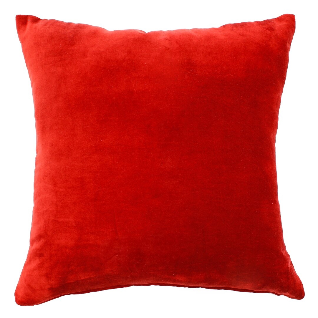 "Jiti Red Velvet Pillow - Velvet" - Image 0