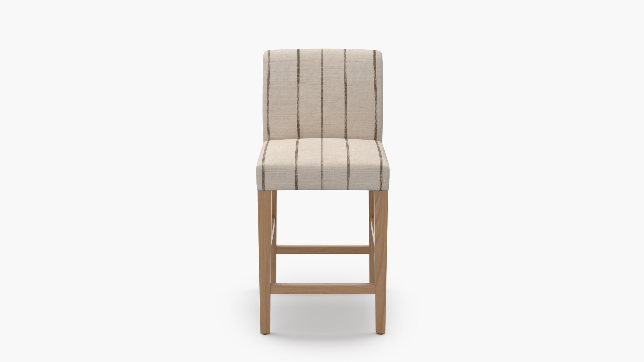 Signature Dining Counter Stool, Cocoa Felix, Natural Square Tapered Leg - Image 0