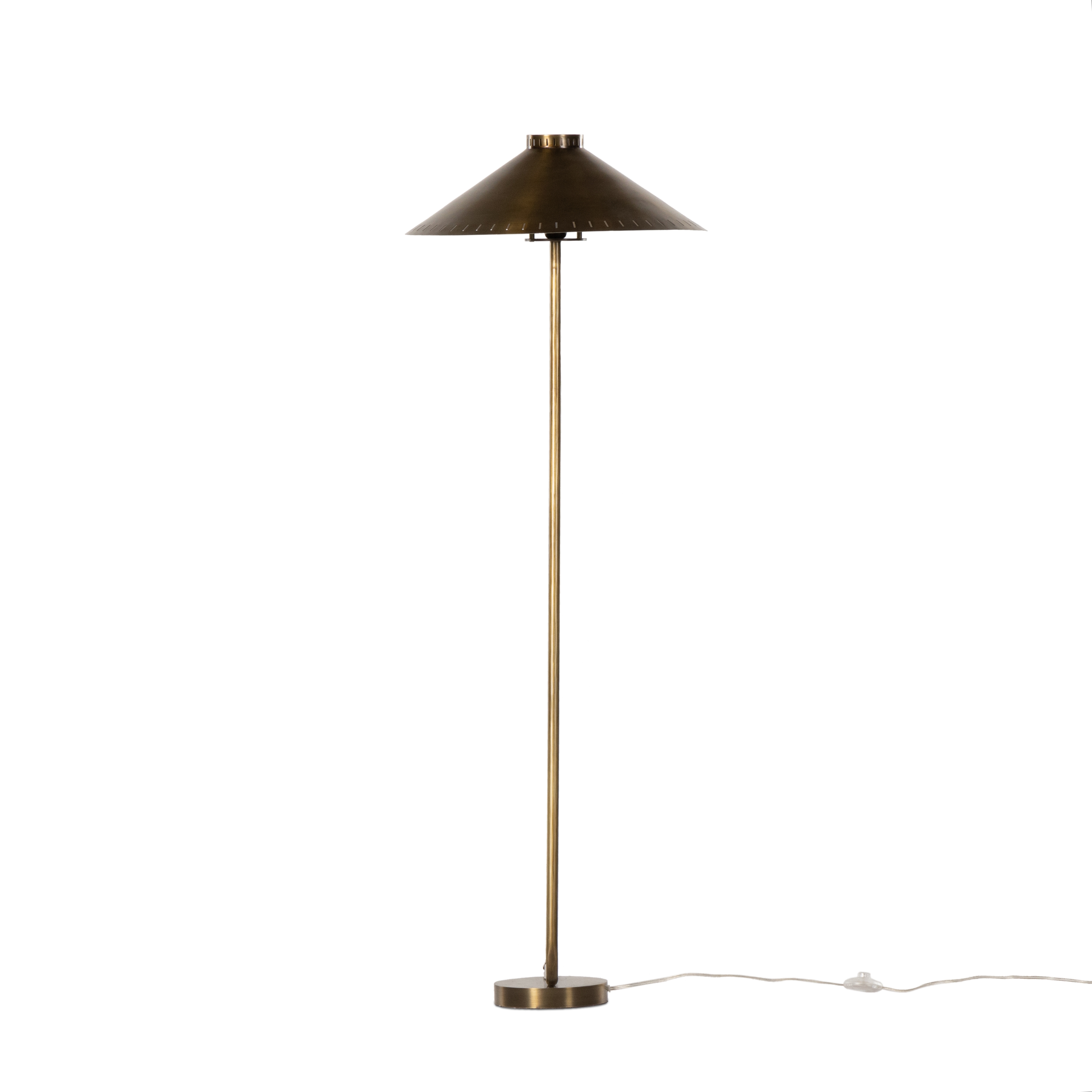 Egon Floor Lamp-Antique Brass Iron - Image 4