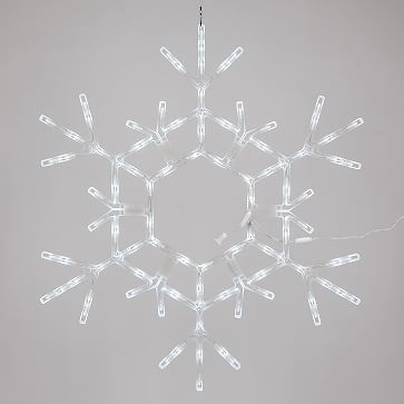 Folding Snowflake Led Warm White Lights 36 Inch - Image 5