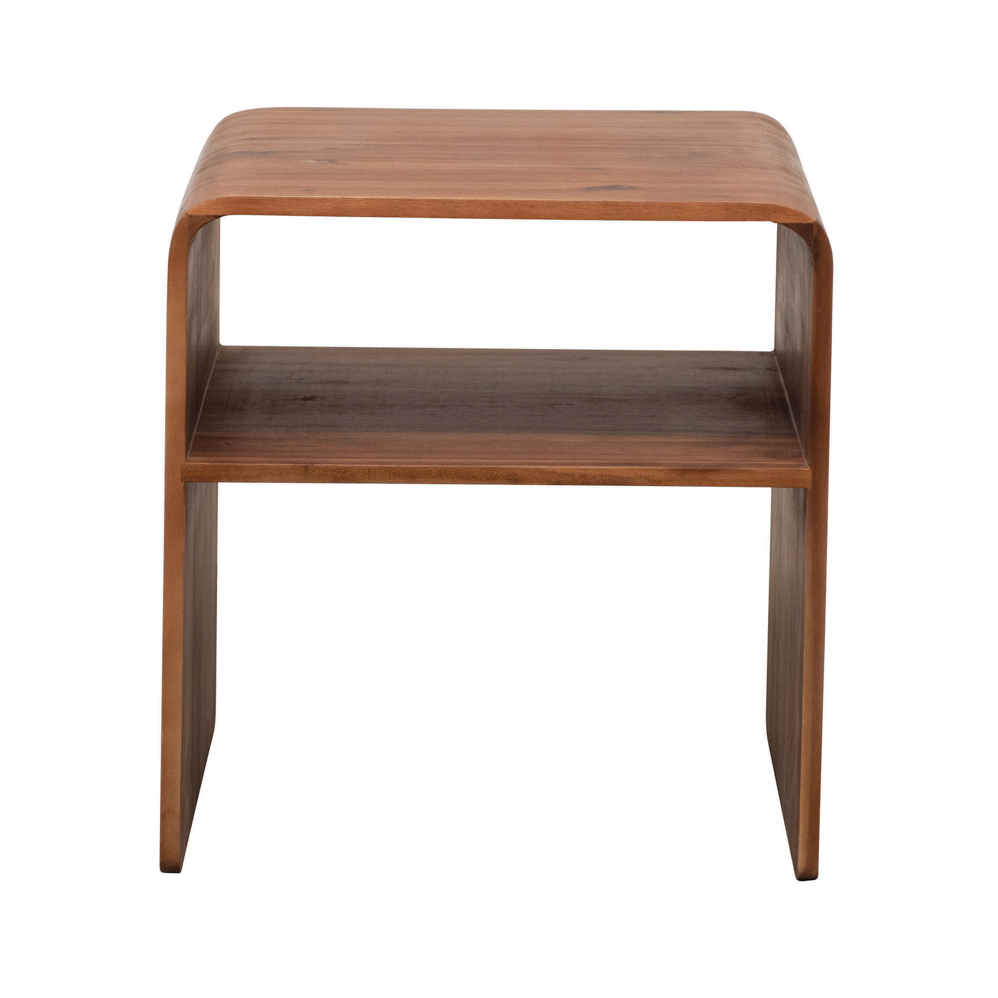 Acacia Wood Table with Shelf - Image 0