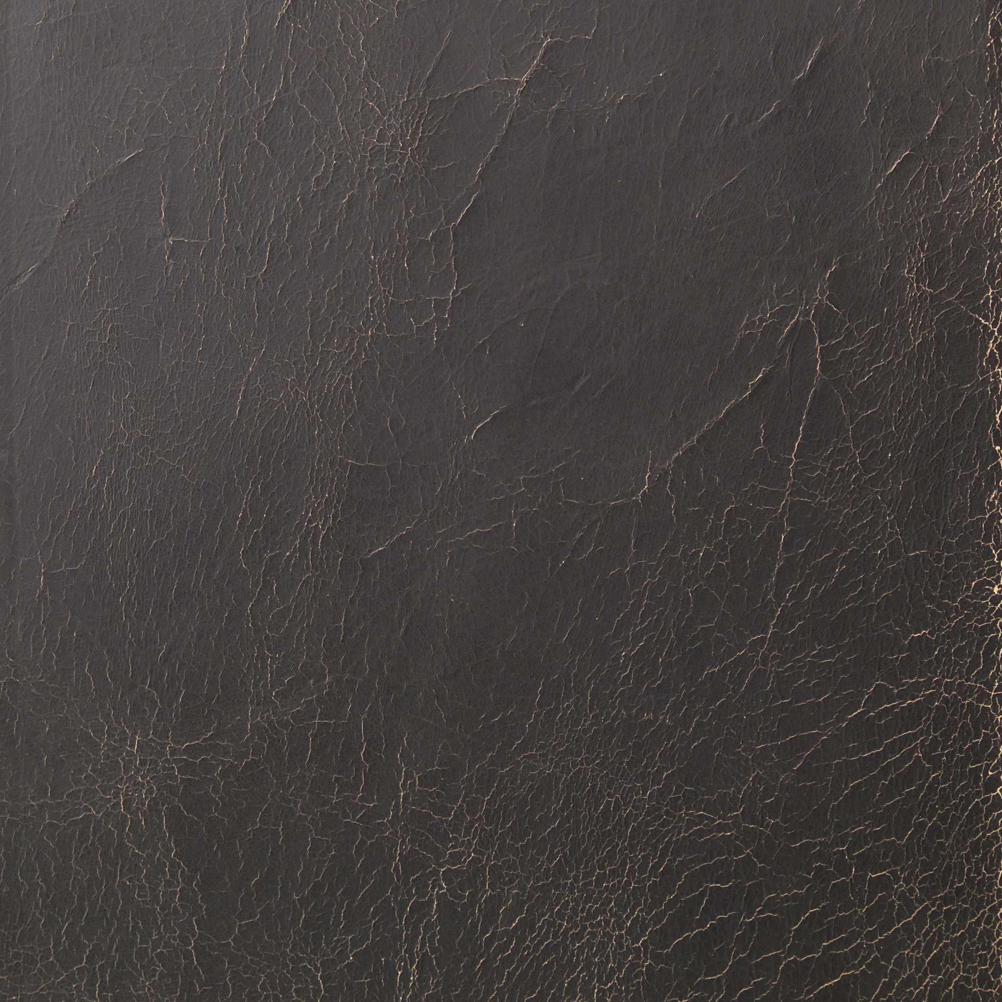Afia Leather Sofa, Distressed Black - Image 3