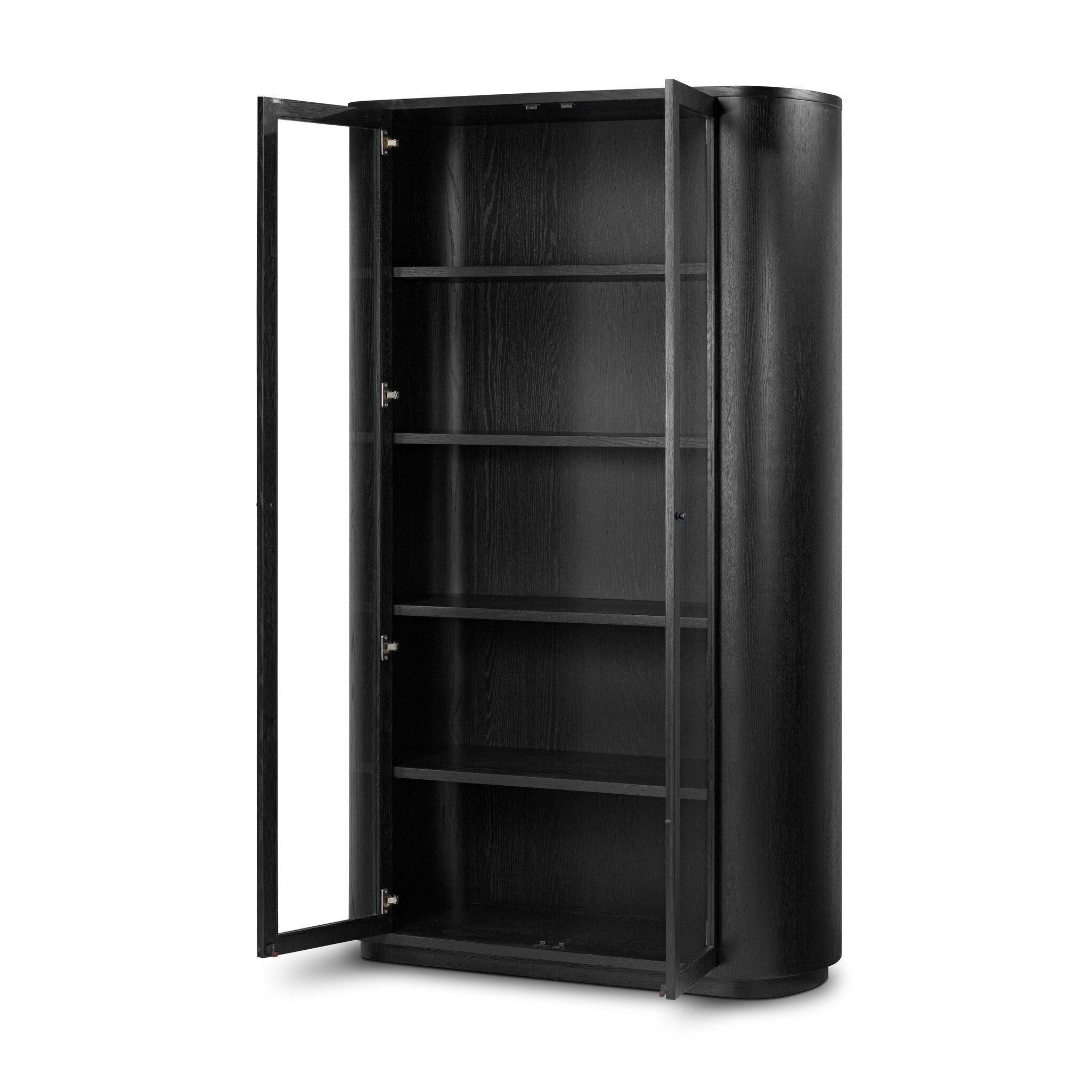 Pilar Cabinet - Charcoal Oak Veneer - Image 8