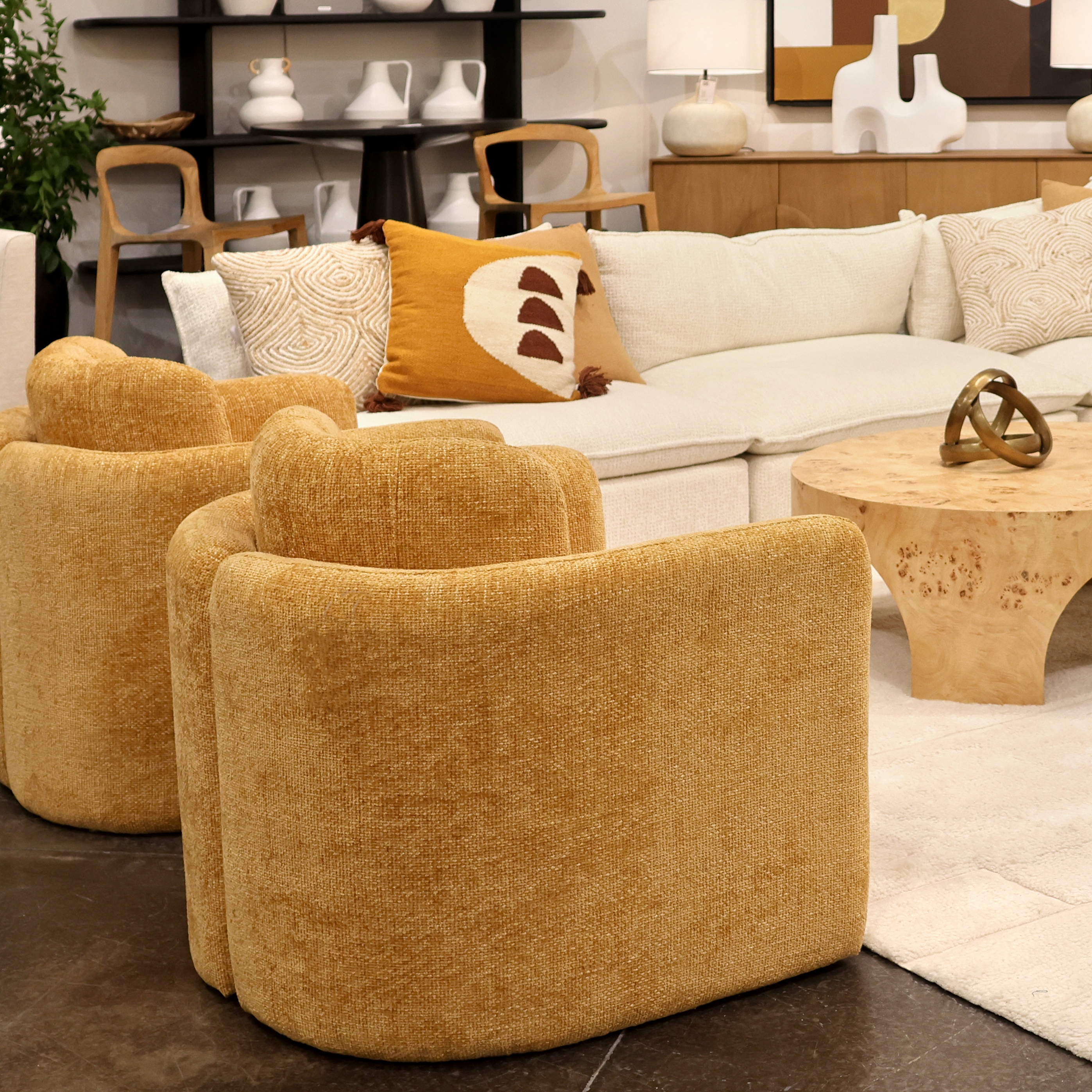 Munson Occasional Chair Ginger - Image 2