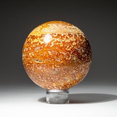 Genuine Polished Ocean Jasper Sphere (2.6 Lbs) - Image 0