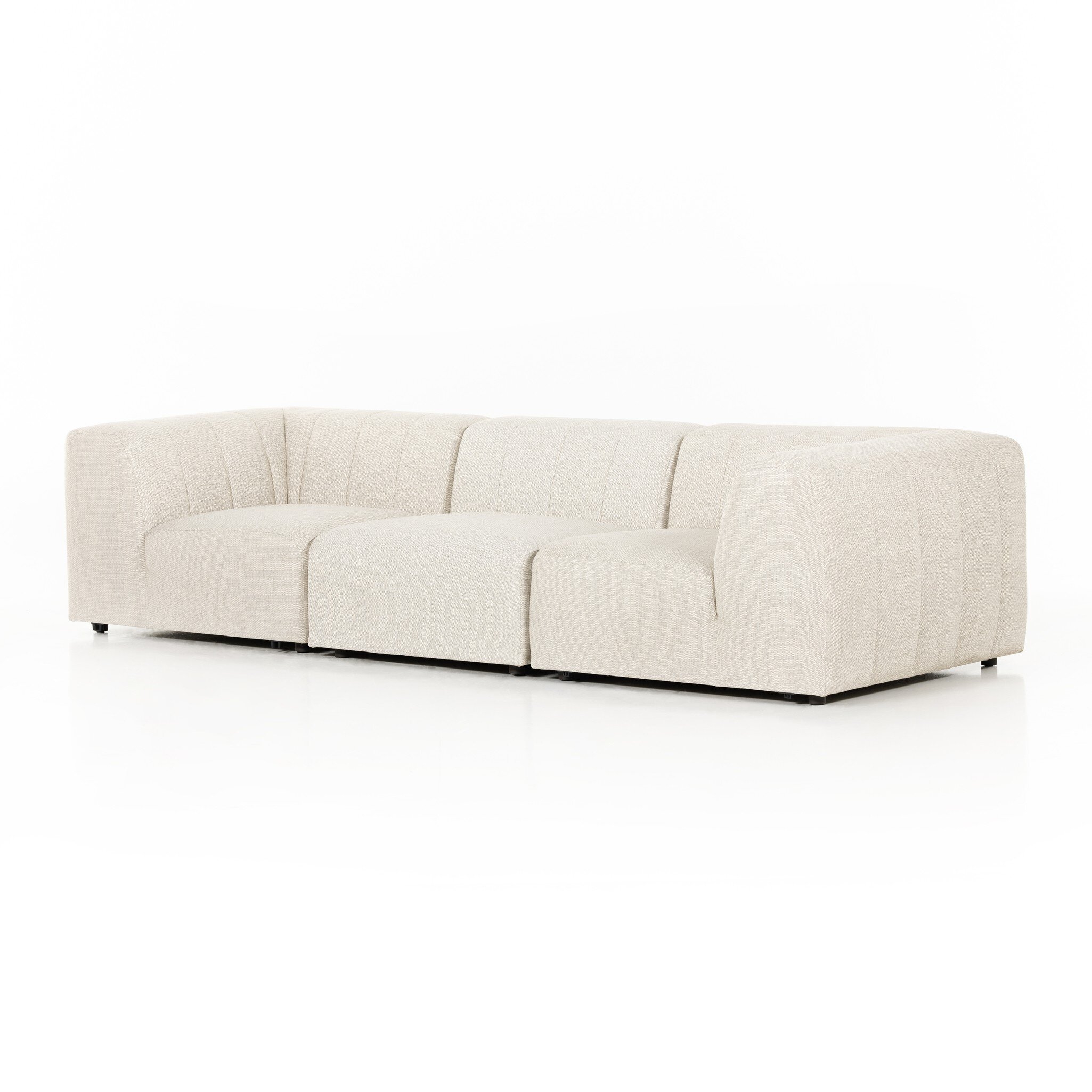 Gwen Outdoor 3-Piece Sectional Sofa - Faye Sand - Image 0