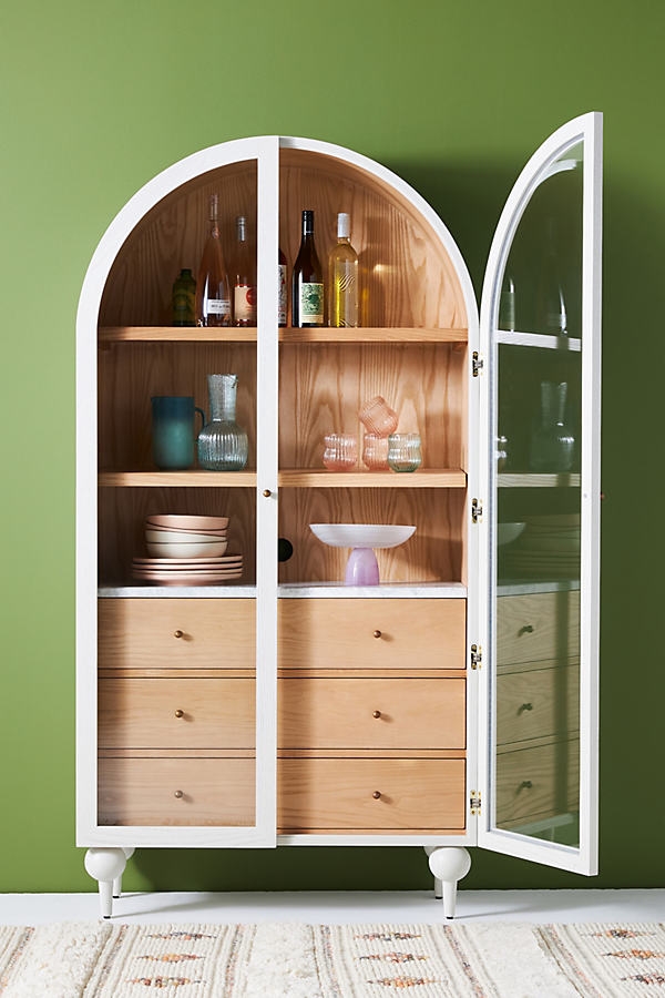 Fern Storage Cabinet By Anthropologie in White - Backordered Mid-July - Image 0