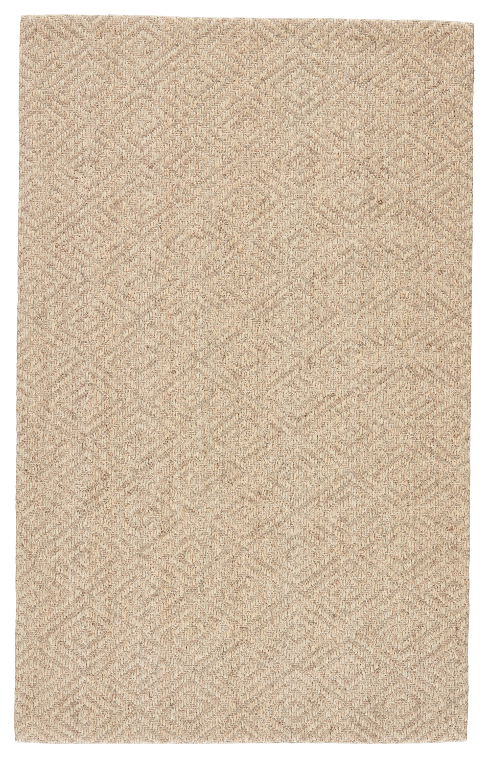 Tampa Natural Geometric Gray Area Rug (8' X 10') - Image 0
