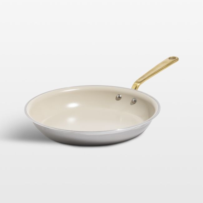 Made In CeramiClad™ Non-Stick 12" Fry Pan with Brass Hardware - Image 0
