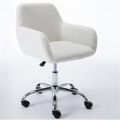 Rustic Sherpa Office Chair - Image 0