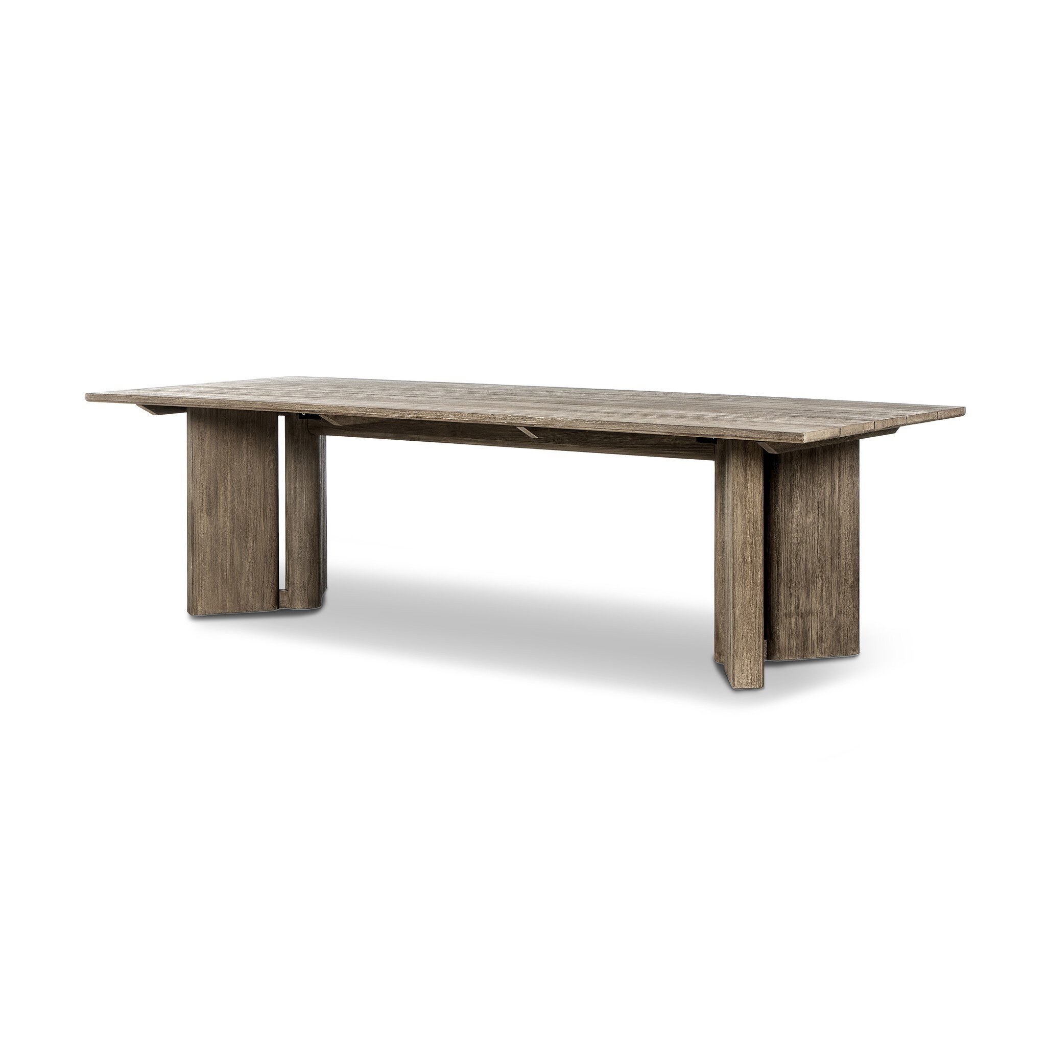 Huxley Outdoor Dining Table 110" - Smoke Grey - Image 0