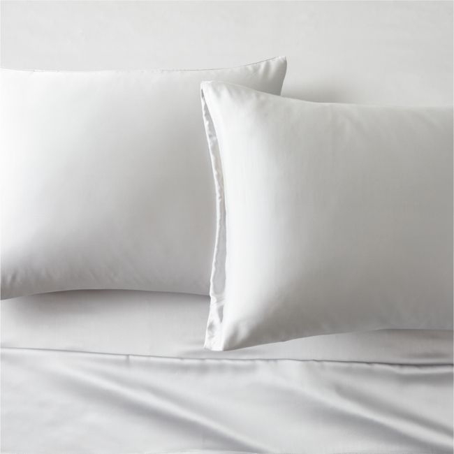 Benton Bamboo Light Grey Queen Sheet Set - Image 0