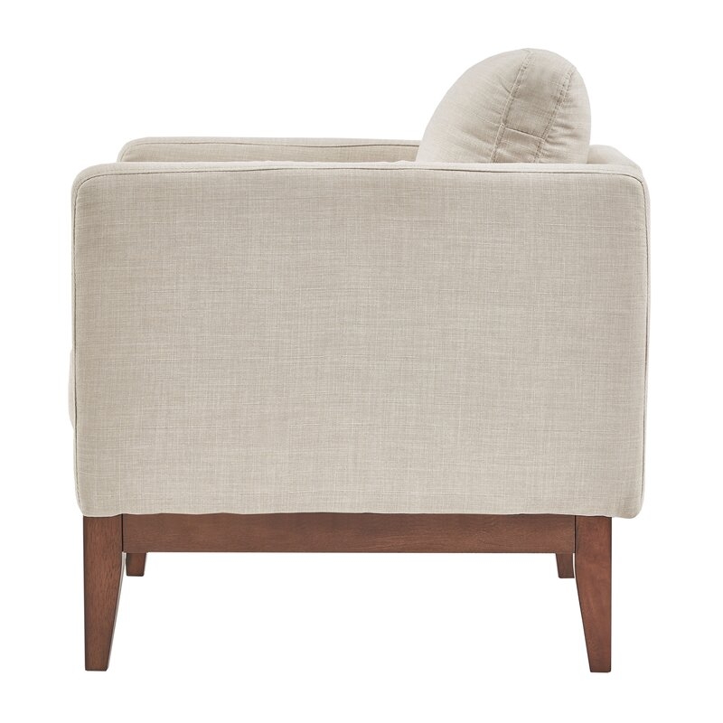 Rowland 29.5'' Wide Linen Armchair - Image 3