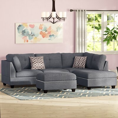 Charlemont 104" Wide Reversible Sofa & Chaise with Ottoman - Image 0