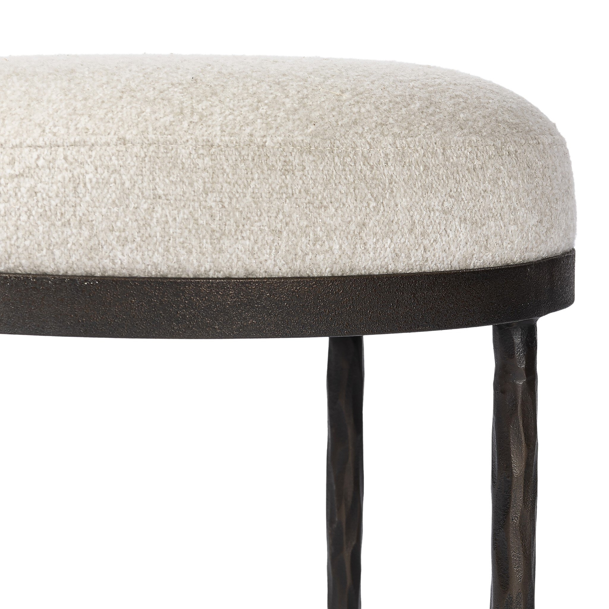 Corinne Accent Stool - Crete Pebble - Image 8