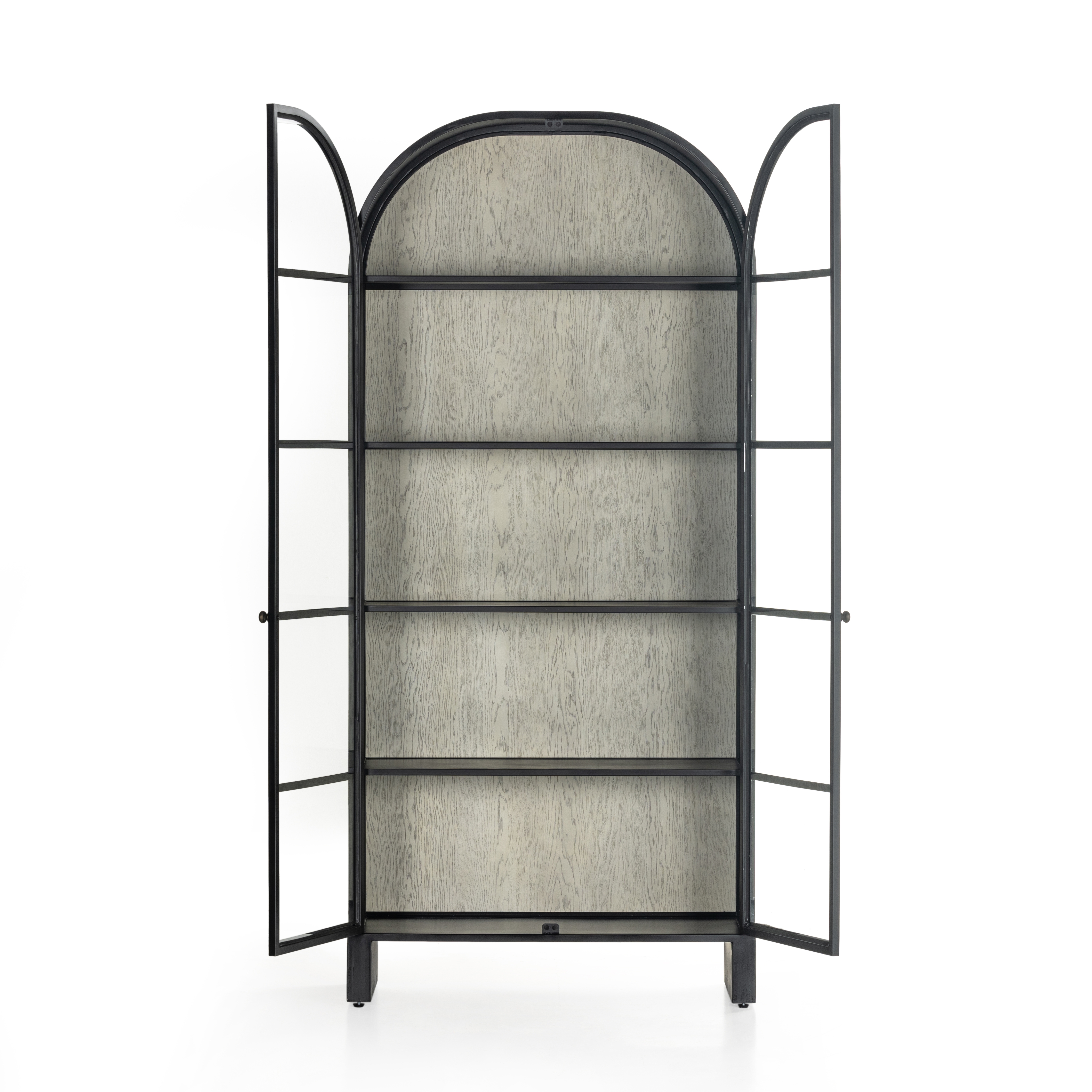 Breya Cabinet Oak-Black - Image 3