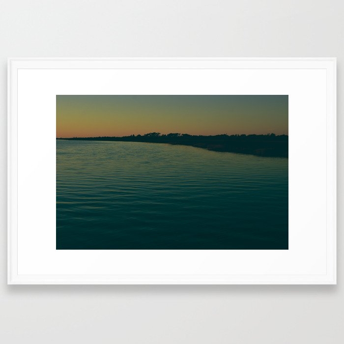 Down By The Water Framed Art Print by Olivia Joy St Claire X  Modern Photograp - Scoop White - Large 24" x 36"-26x38 - Image 0
