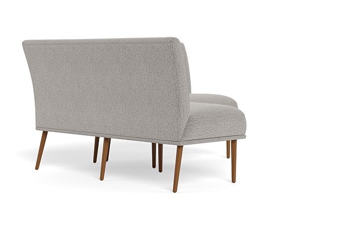 Dorian Upholstered Petite Left Banquette with Tufting Option - Image 1