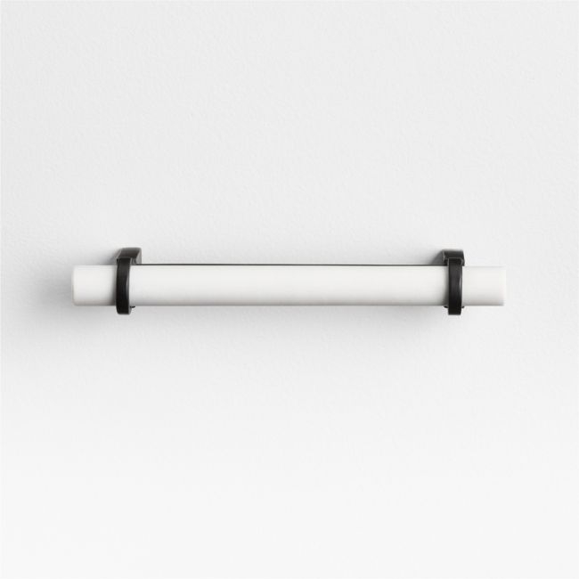 Modern Marble Black Cabinet Drawer Bar Pull 5" - Image 0
