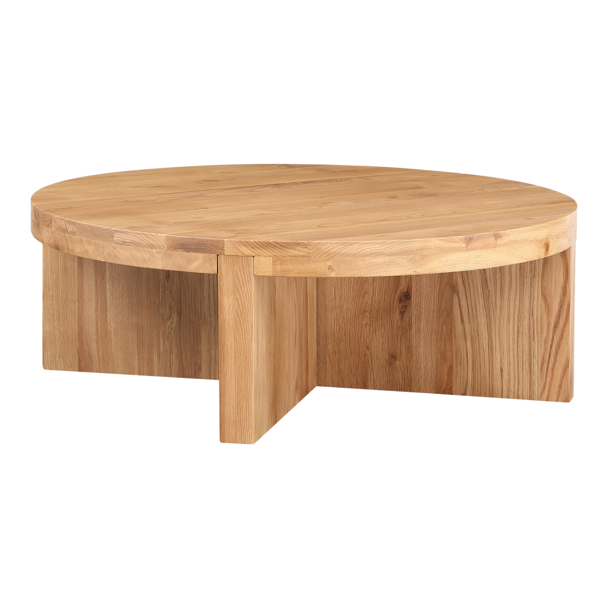 Folke Round Coffee Table Natural - Image 1