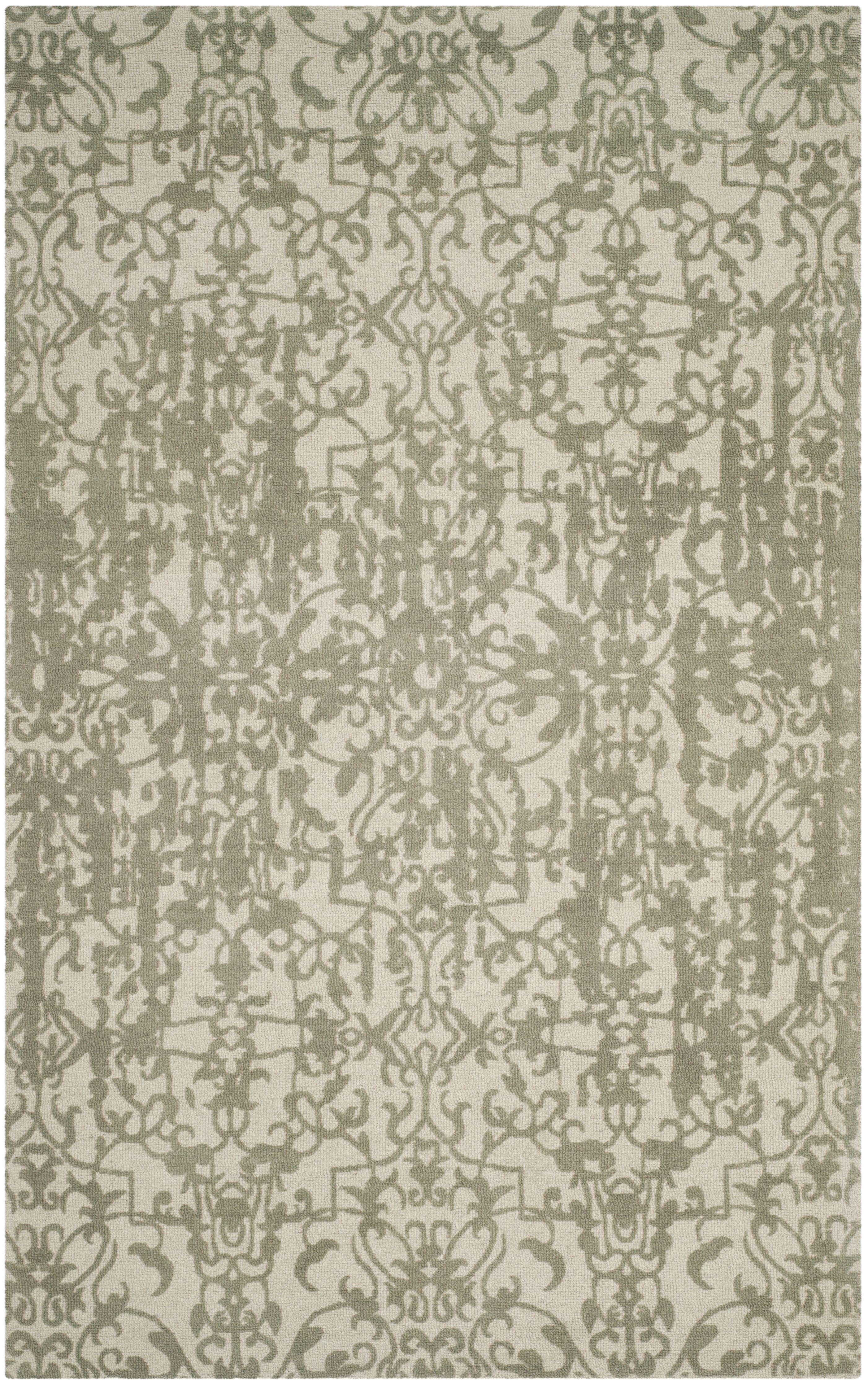 Arlo Home Hand Tufted Area Rug, RVT101D, Light Sage/Grey,  5' X 8' - Image 0