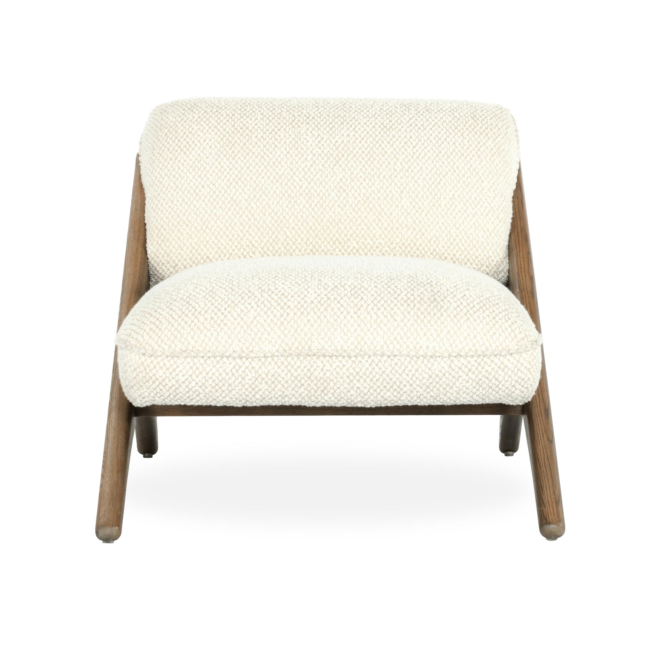 Georgia Accent Chair Light Beige/Natural - Image 1