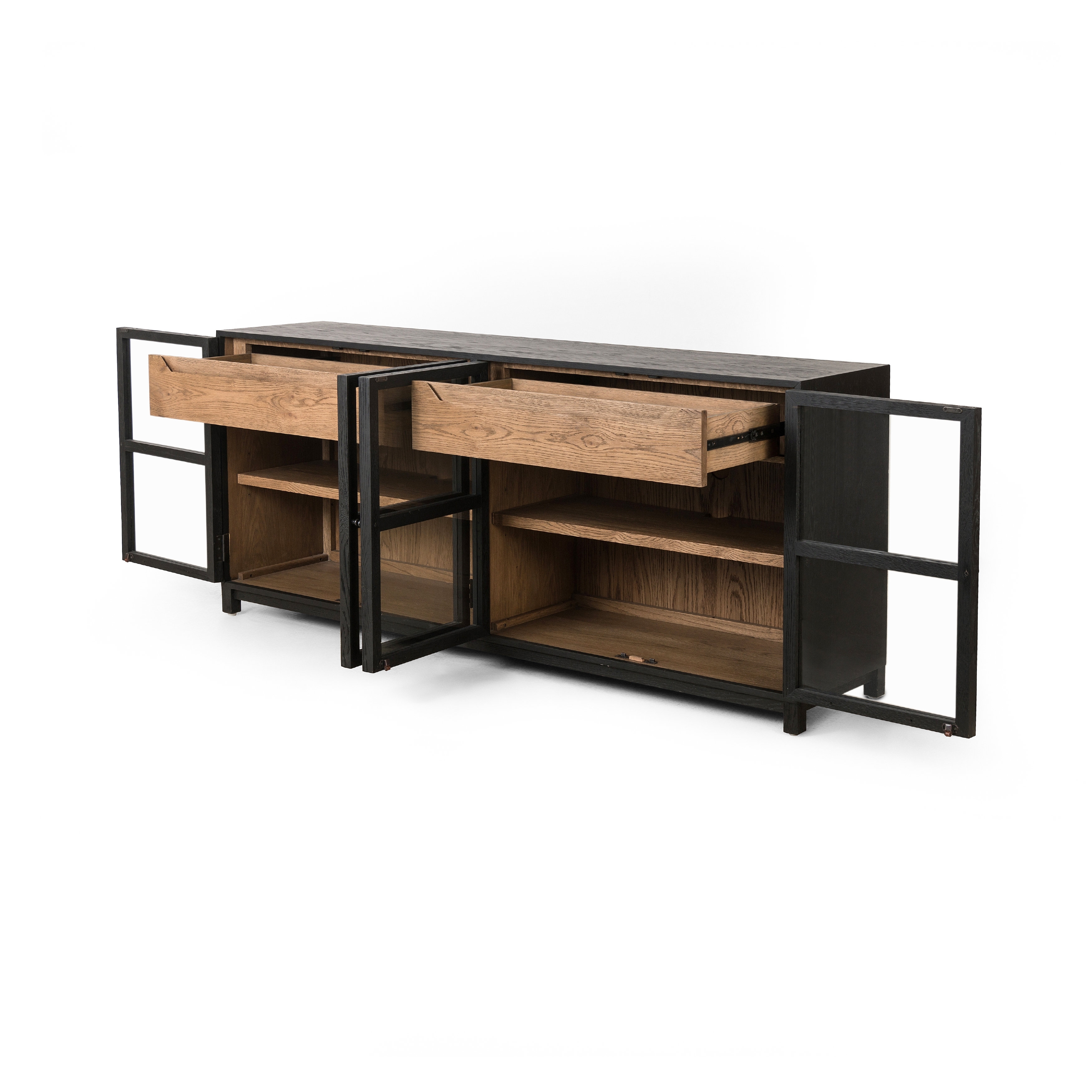 Millie Large Sideboard - Drifted Oak Solid - Image 3