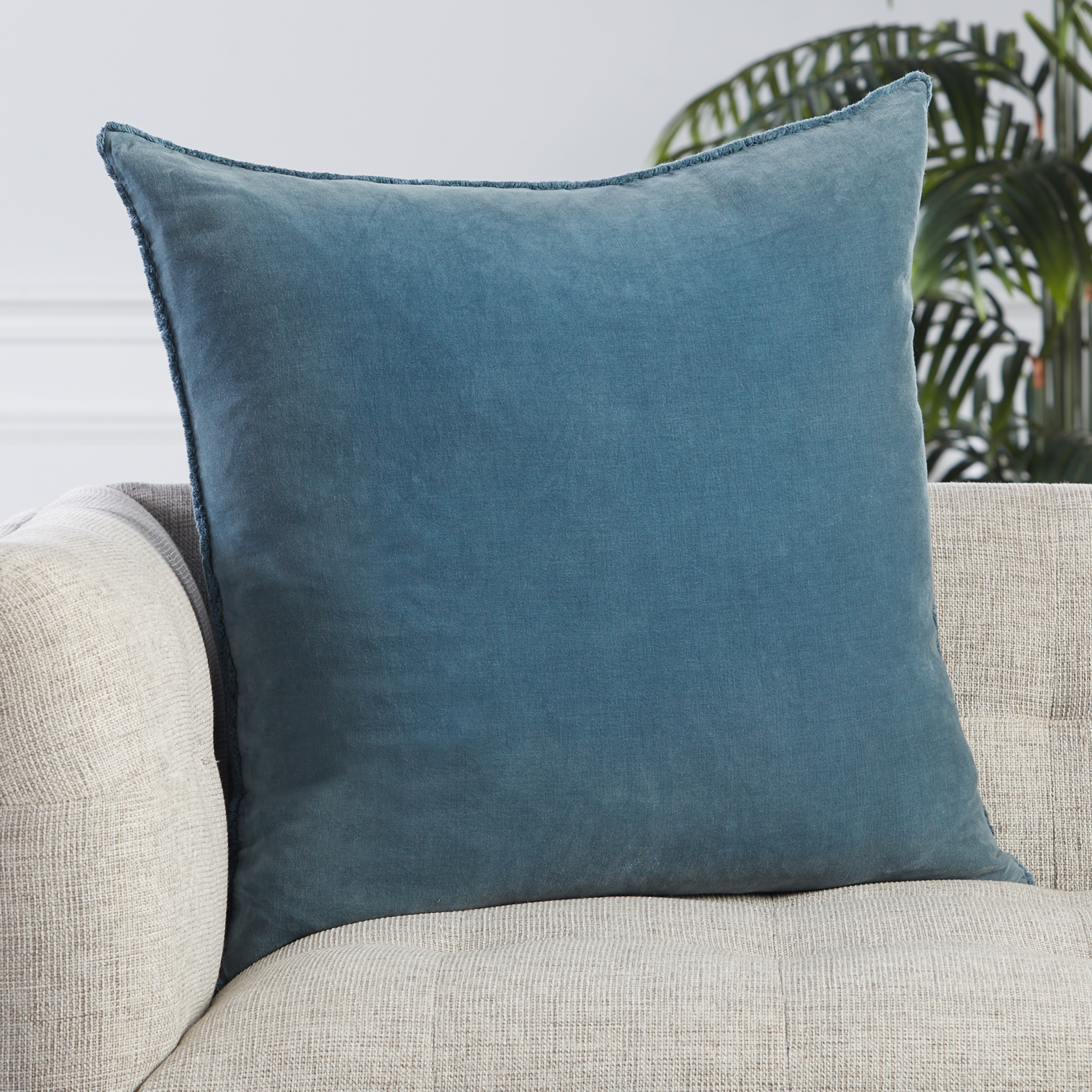 Design (US) Blue 26"X26" Pillow - Image 3