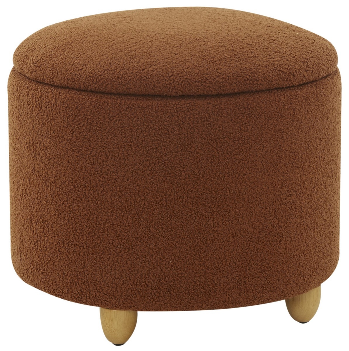 Mariabella Storage Ottoman - Rust / Natural - Image 0