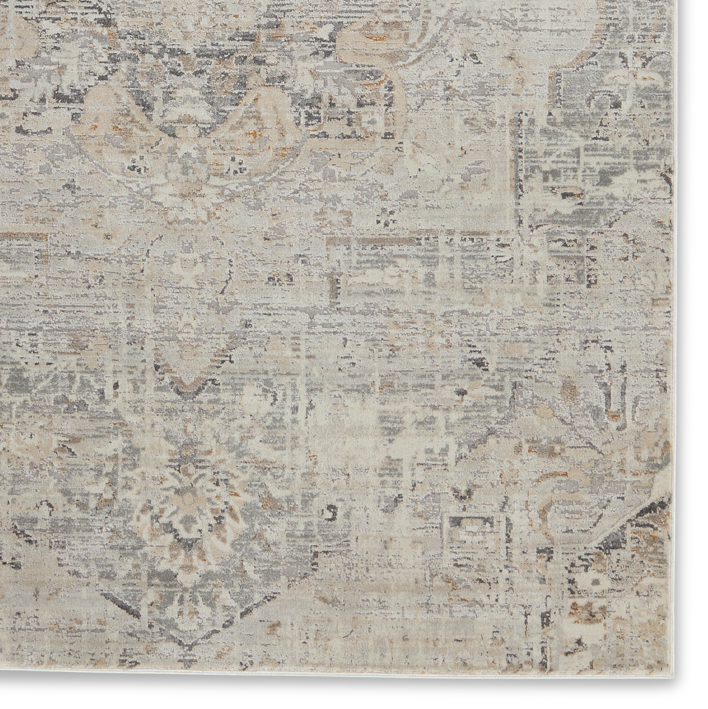 Lazuli Medallion Gray/ Tan Area Rug (7'10"X10') - Image 3