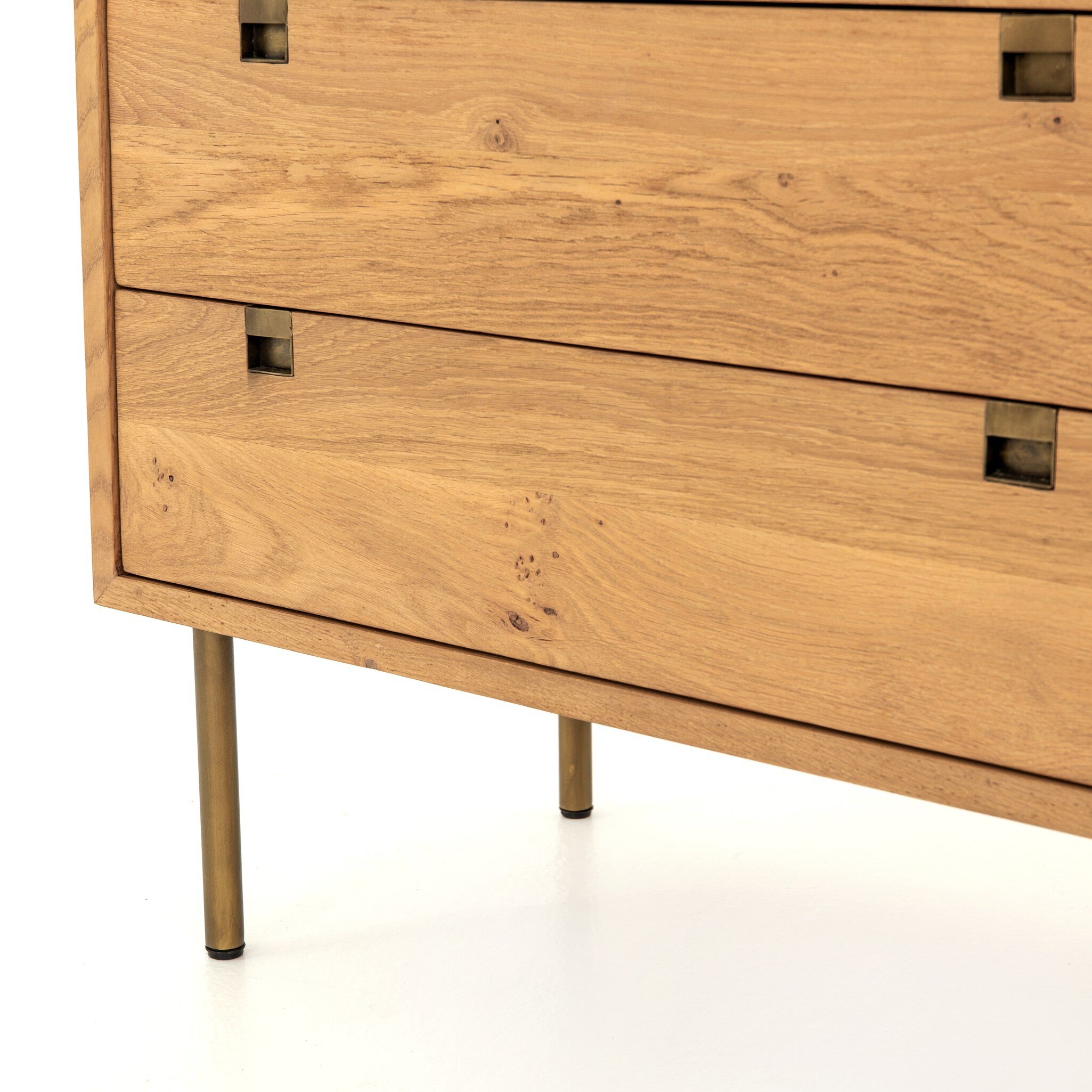 Carlisle 6 Drawer Dresser - Natural Oak - Image 4