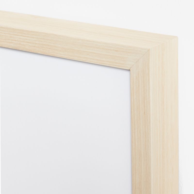 Baby Zebra Maple Wood Framed Wall Art Print - Image 2