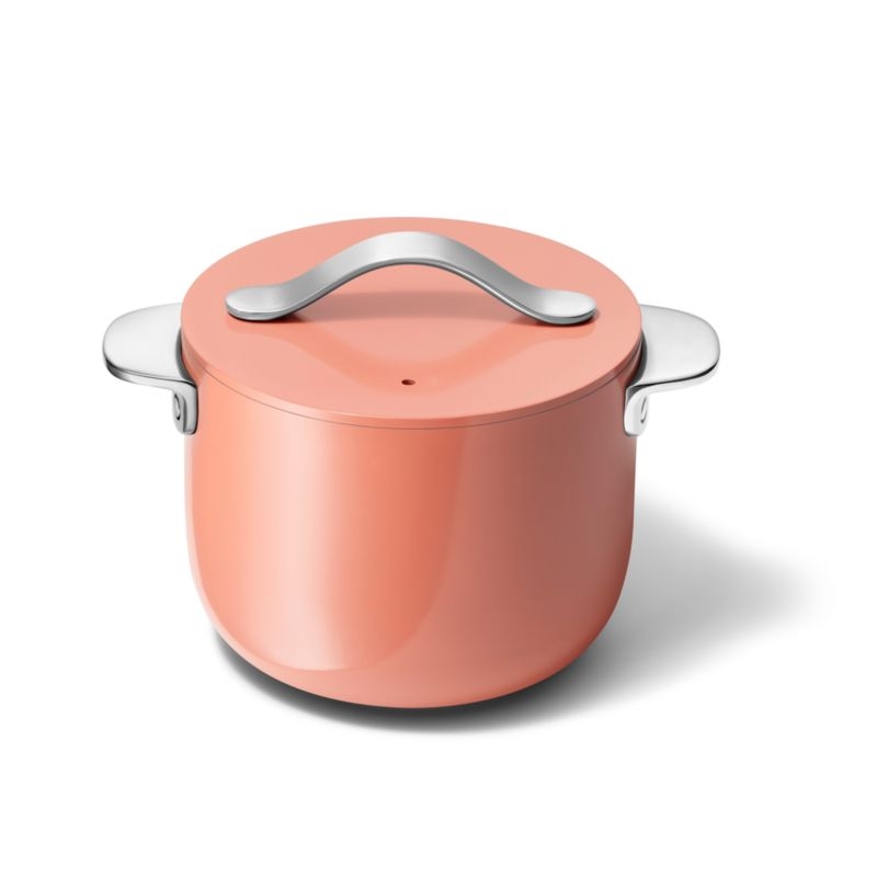 Caraway ® Cookware Plus Perracotta 2-Qt. Petite Ceramic Cooker with Lid - Image 2