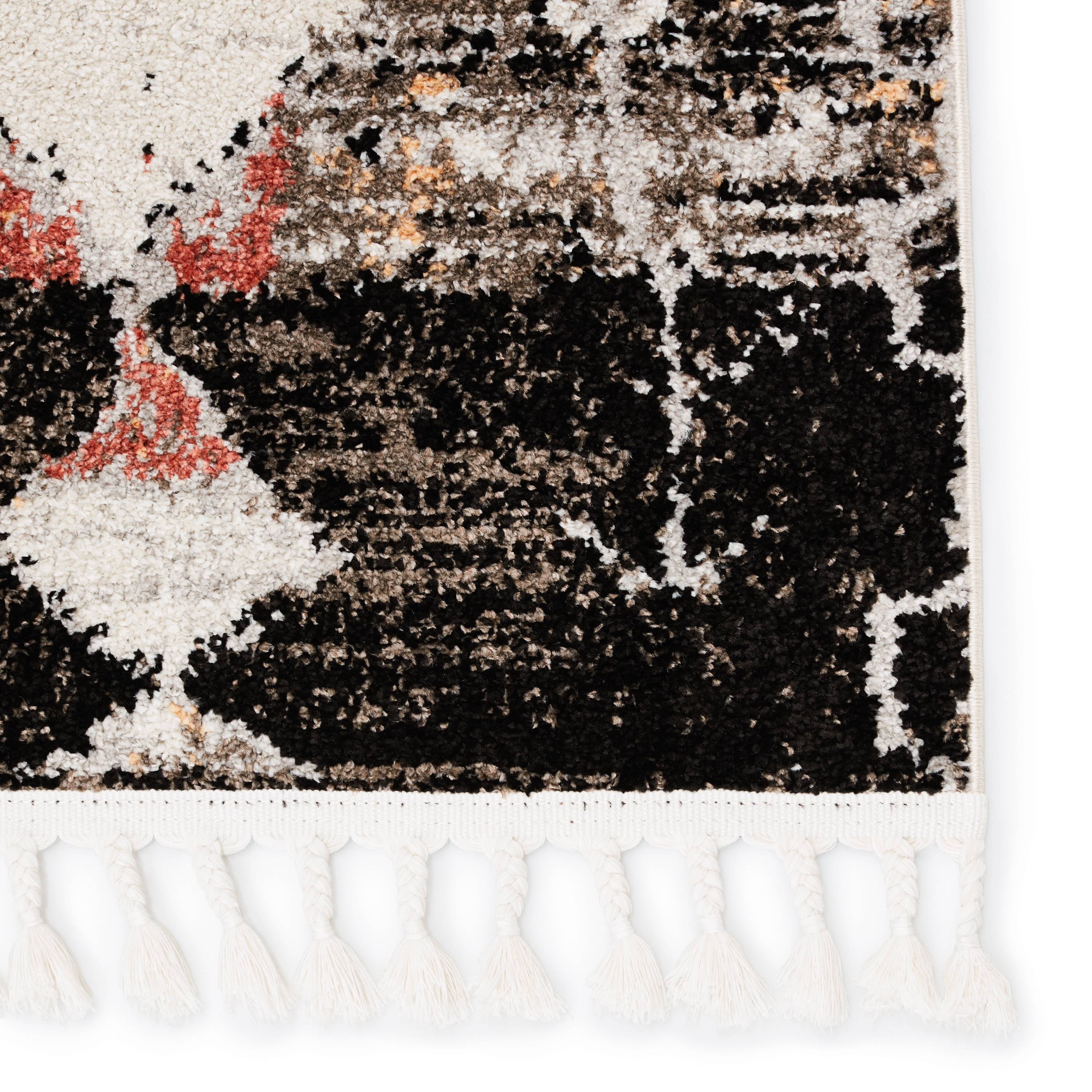 Vibe by Artvin Medallion Black/ Clay Area Rug (9'3"X13') - Image 3