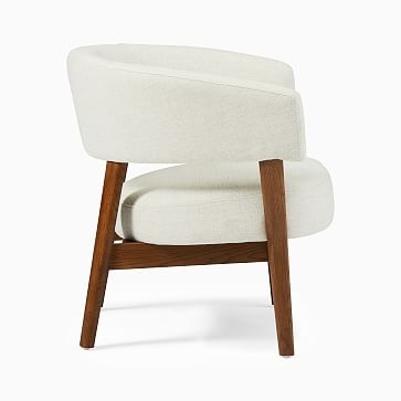 Juno Chair, Twill, Wheat, Pecan, Set of 2 - Image 2