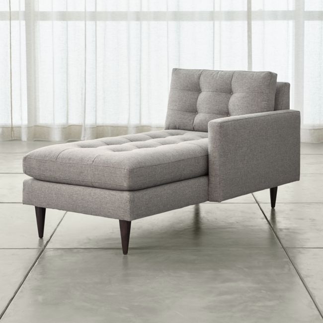 Petrie Right Arm Midcentury Chaise Lounge - Image 0