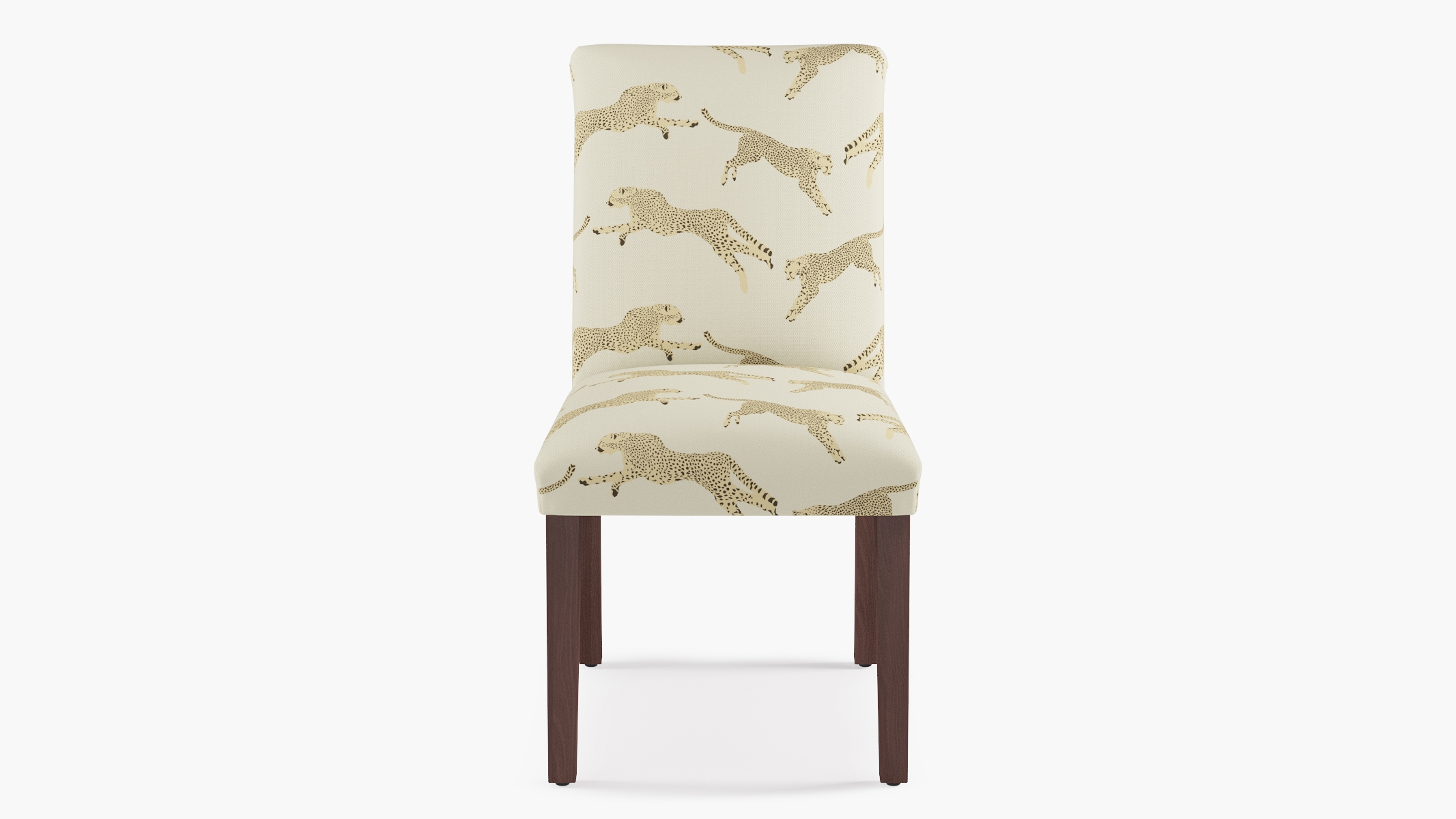 Classic Dining Chair, Desert Cheetah, Espresso - Image 1