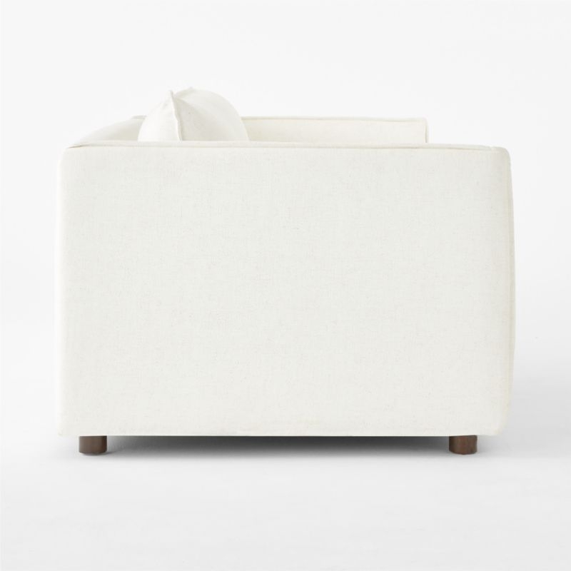 Corroy 92.75" White Performance Fabric Sofa - Image 3