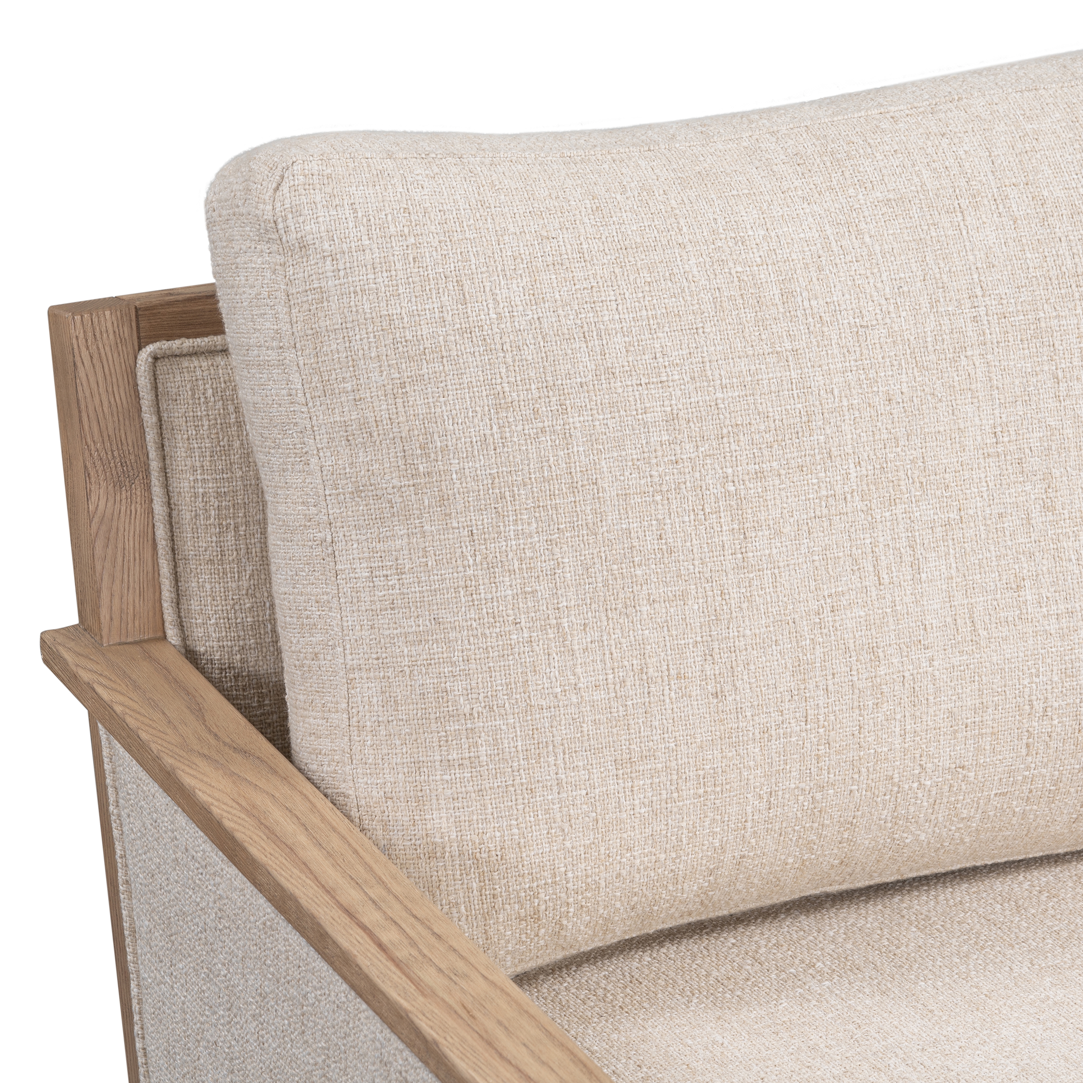 Norman Swivel Accent Chair Natural - Image 5