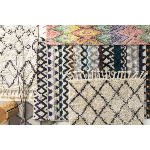 Atticus Black Indoor 2' x 3' Handmade Rug - Image 0