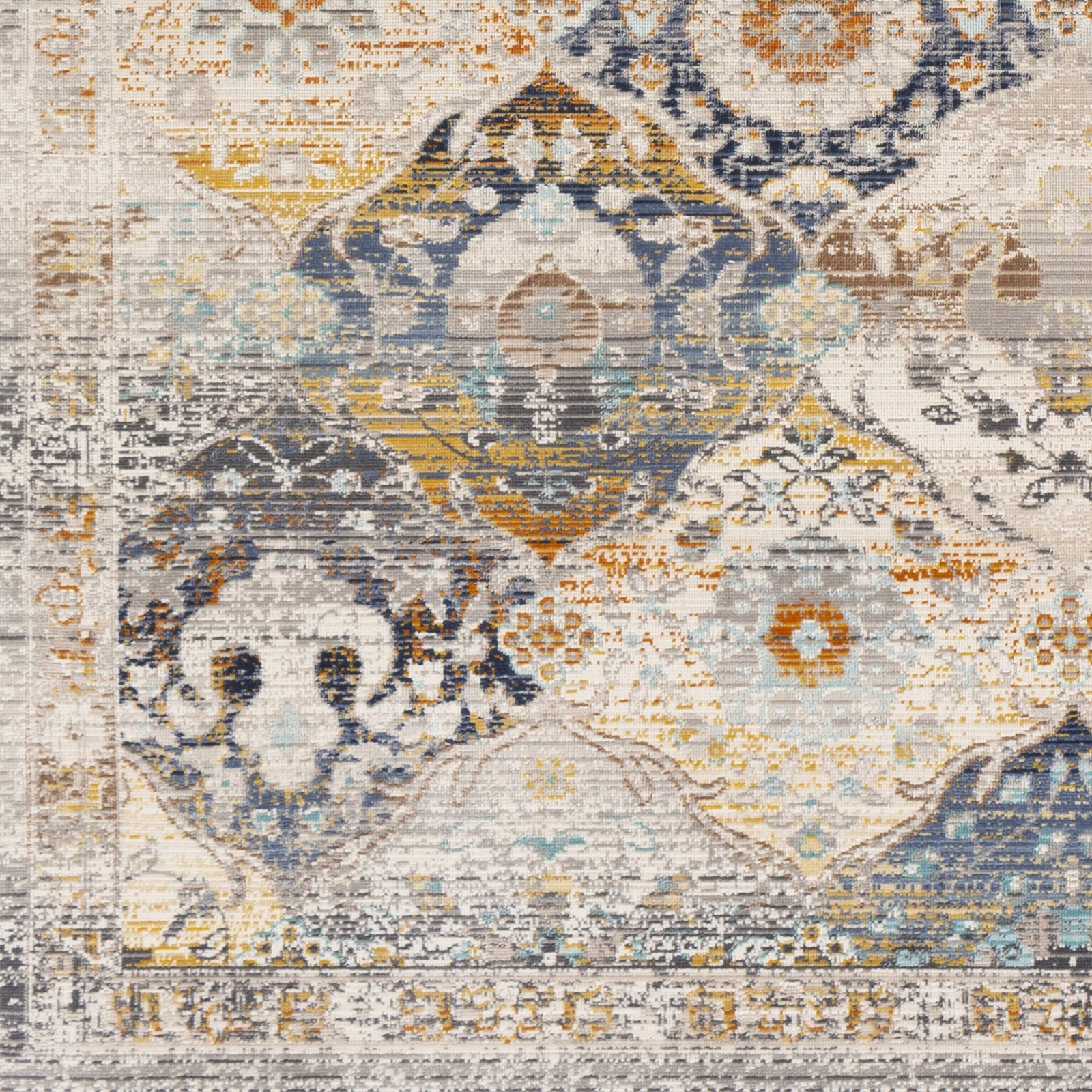Dublin White Indoor 2'7" x 10'2" Machine Woven Rug - Image 5