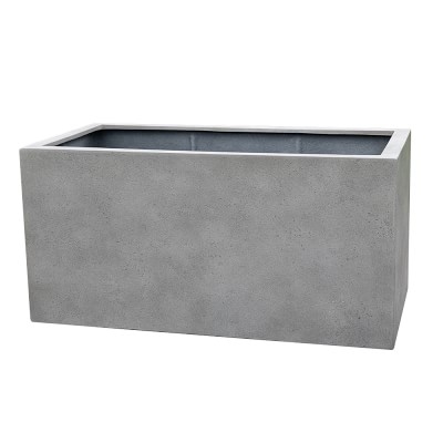 Farnley Planter, Square, Large, Stone Gray - Image 4