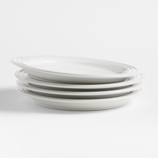 Le Creuset ® White Salad Plates, Set of 4 - Image 0