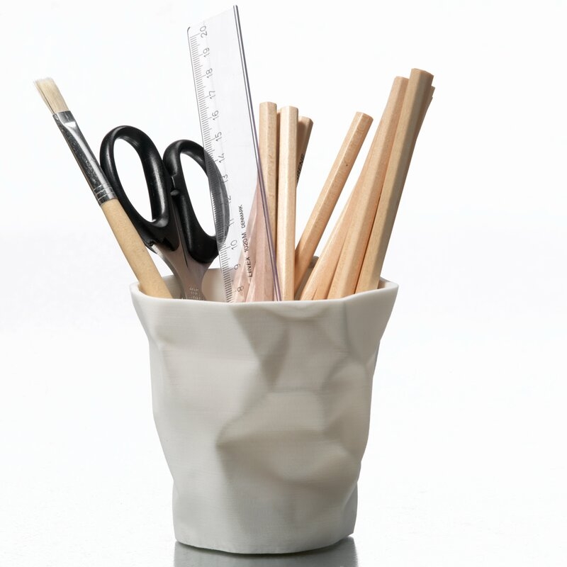 Essey PenPen Waste Basket Color: White - Image 0
