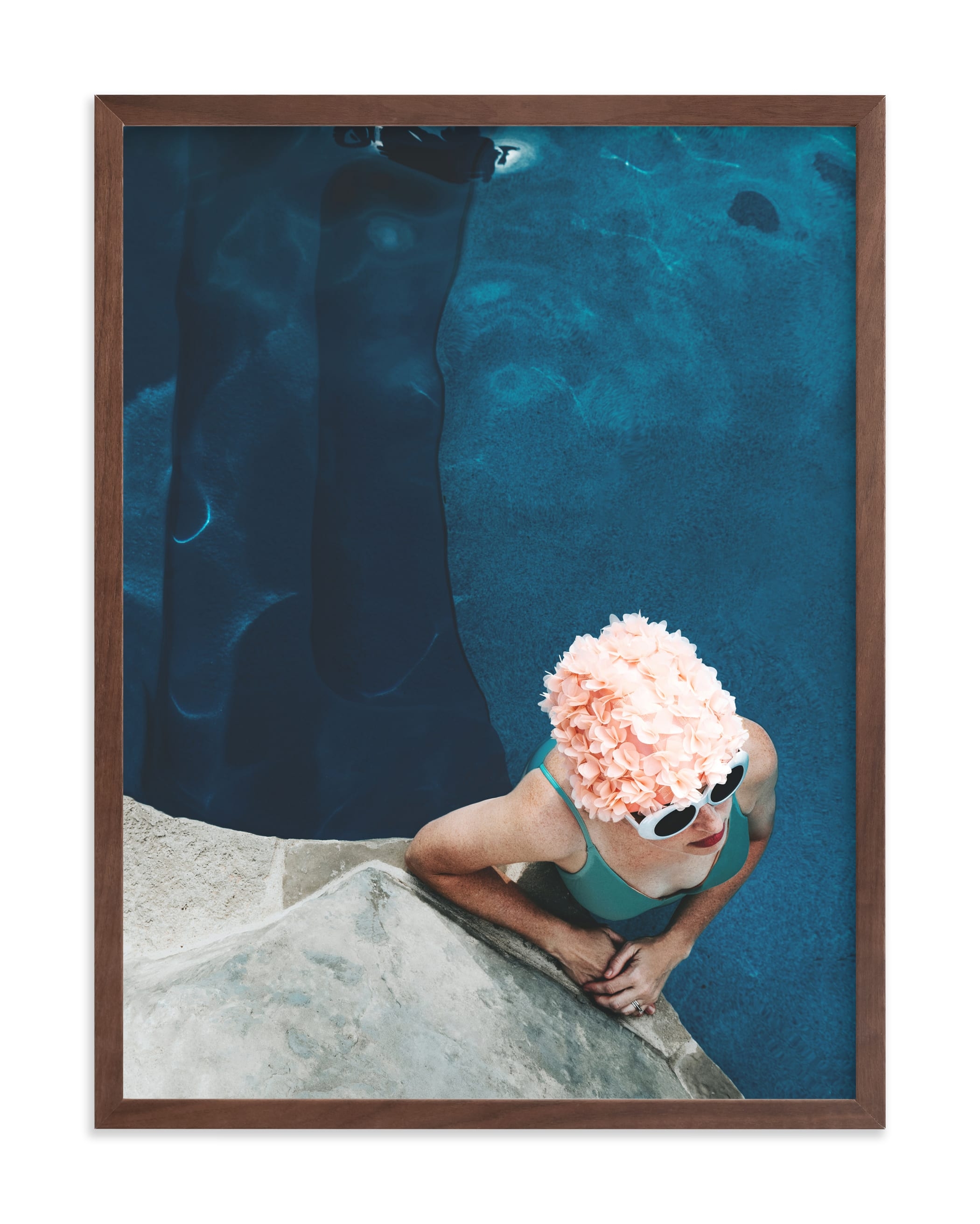 Lady In A Swim Cap Limited Edition Art Print - Image 0