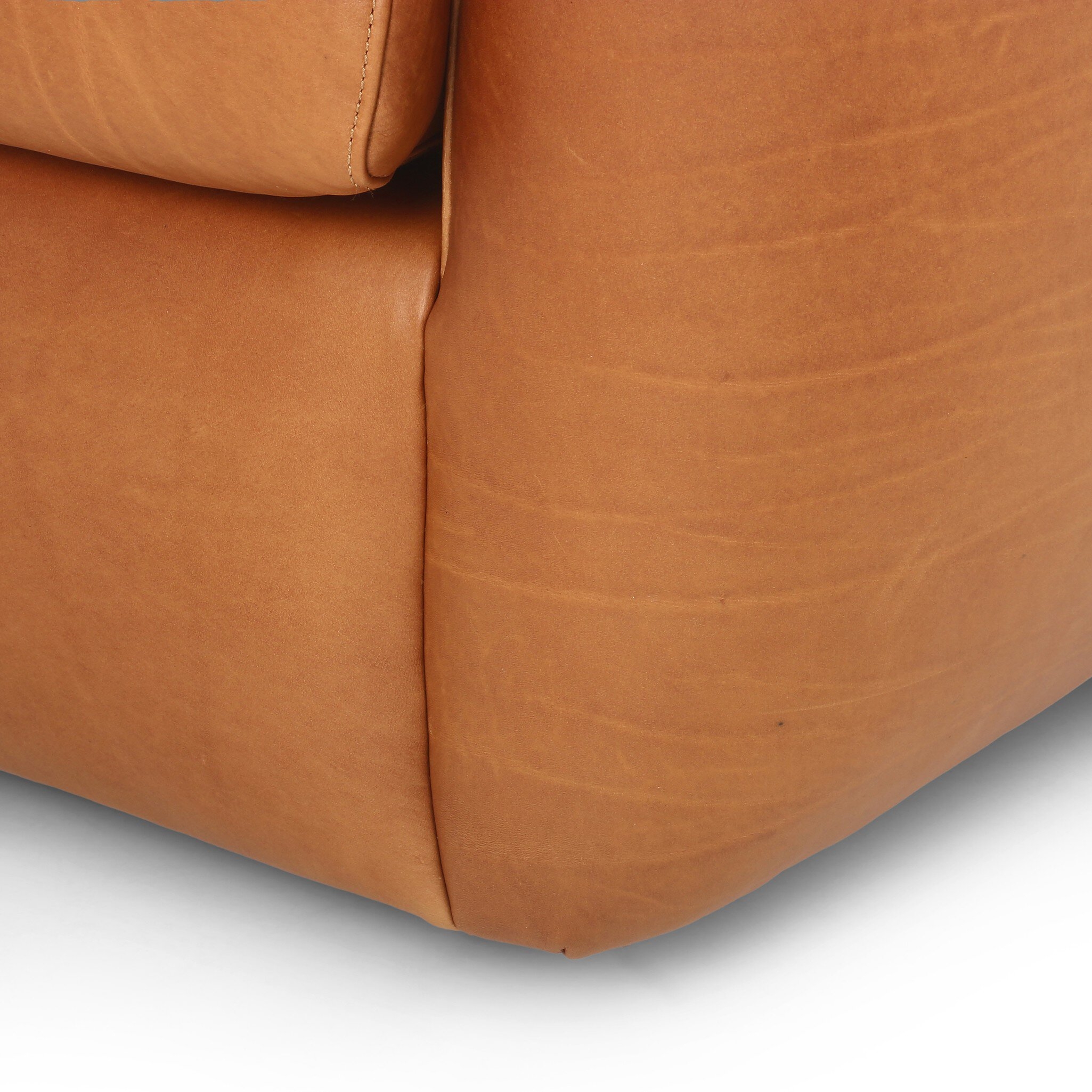 Saldana Swivel Chair - Lorento Cognac - Image 7
