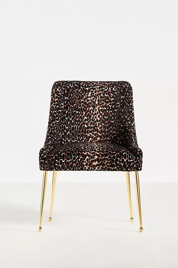 Woven Leopard Elowen Dining Chair - Image 0