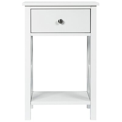 Rochon 1 - Drawer Nightstand in White - Image 0
