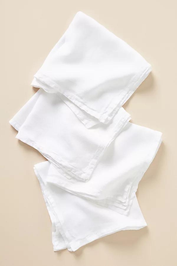 Edison Portuguese Linen Napkins, Set of 4 - Image 0