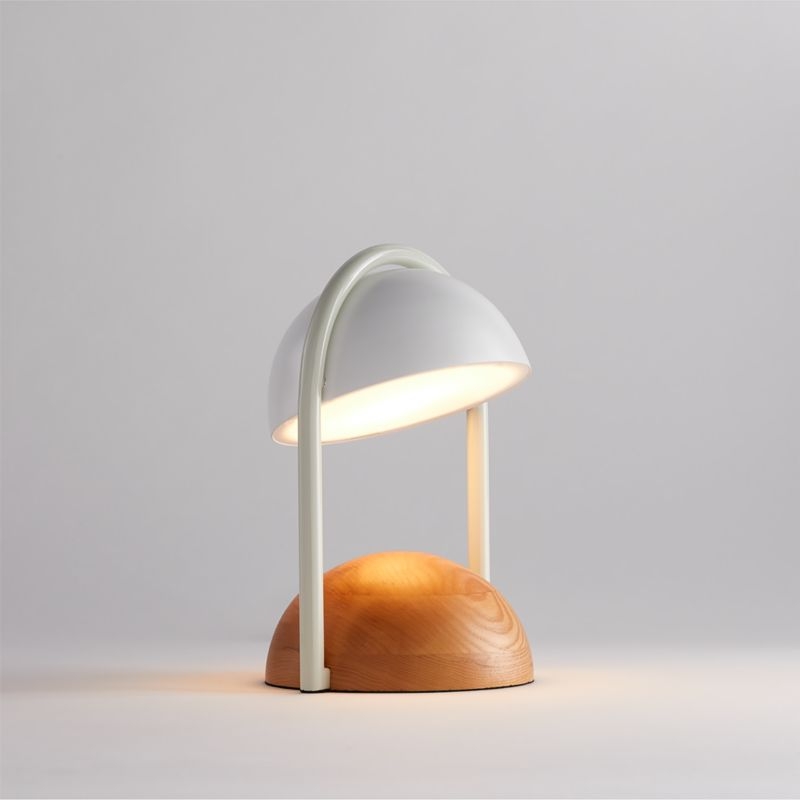 Kids White Shroom Table Lamp - Image 2